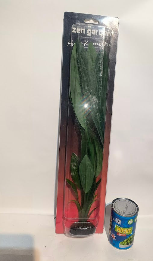 50cm Tall Amazon Sword Aquarium Plant - Realistic Artificial - Hugo Kamishi Zen A2