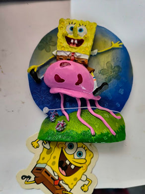 Spongebob jellyfish decoration fish tank