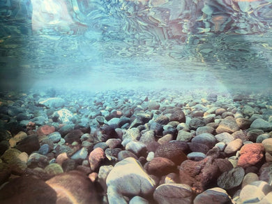 River Bed pebbles aquascape background