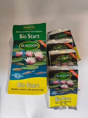 BIO START X4 SACHETS

RAPIDLY MATURES PONDS TO CREATE A SAFE POND FOR FISH

4 SACHETS

PACK TREATS:

UP TO 9000 LITRES (2000 GALLONS)

EACH SACHET WILL TREAT UP TO 500 GALLONS OF POND WATER

COMES WITH DETAILED INSTRUCTIONS

4 SACHETS