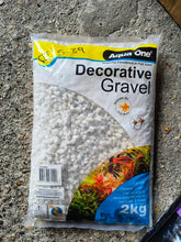 Load image into Gallery viewer, Aquarium gravel - 2 bags white stones aqua one
