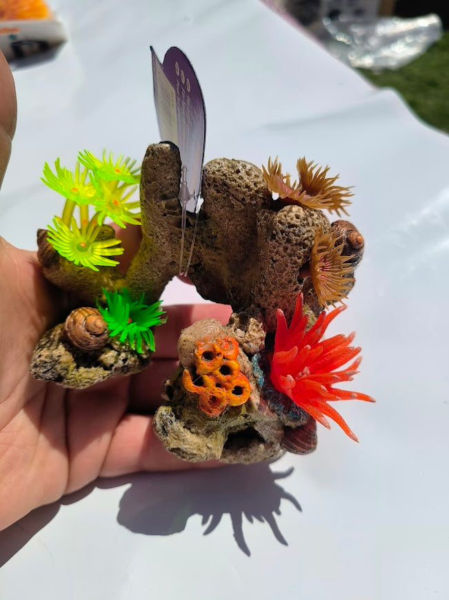 Zoas mini coral garden rock NEW