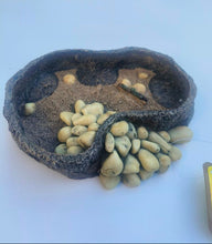 Load image into Gallery viewer, 2 x Reptile / Snake Feeding Bowls Rock Decor
