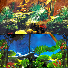 Load image into Gallery viewer, Rainforest Viv 19&quot; tall background - choose length terrarium
