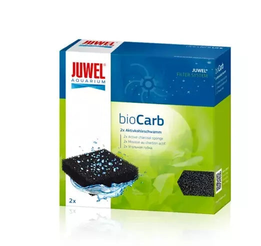 Juwel STANDARD BIOCARB (x2) Bioflow L 6.0 Media carbon filter black sponge